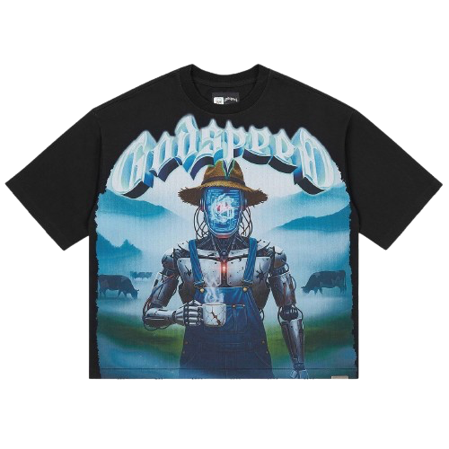 tričko Godspeed Aura Farm Tee Black INS-F93DE5AFCF ADONIO