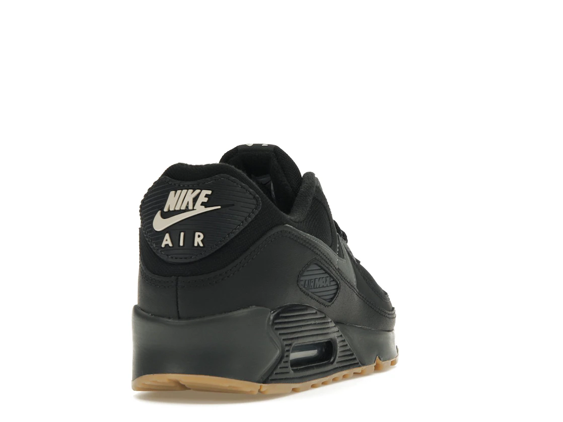 Nike Air Max 90 Black Smoke Grey Gum Reflective