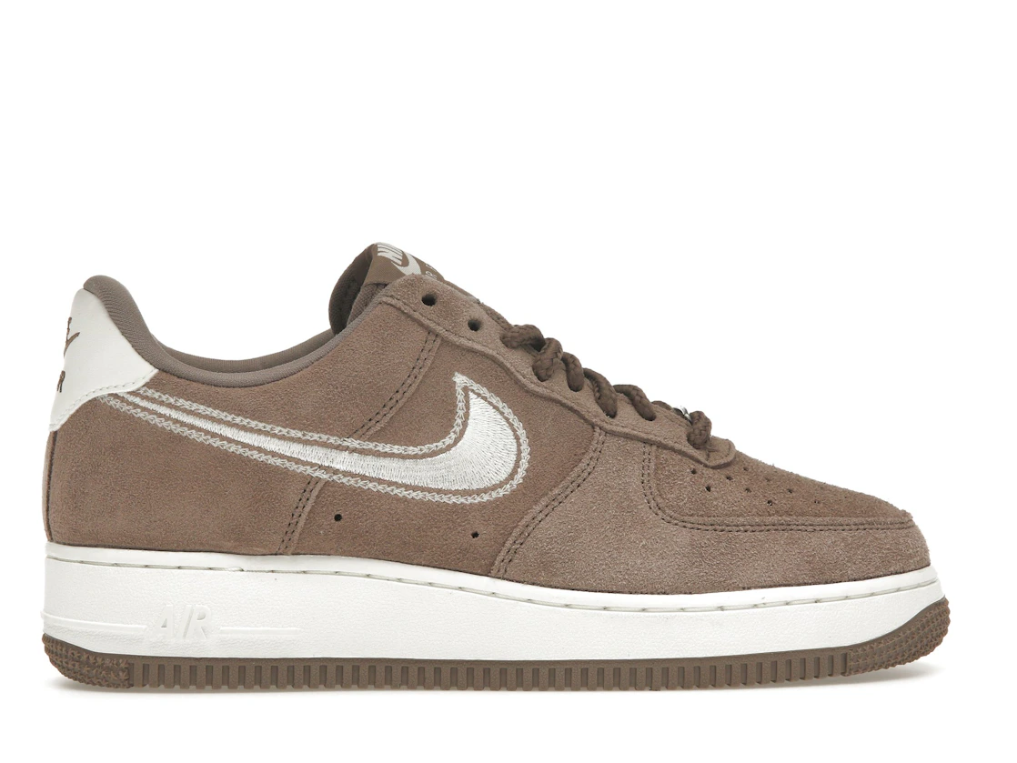 Nike Air Force 1 Low '07 LV8 Mink Brown Embroidered Swoosh