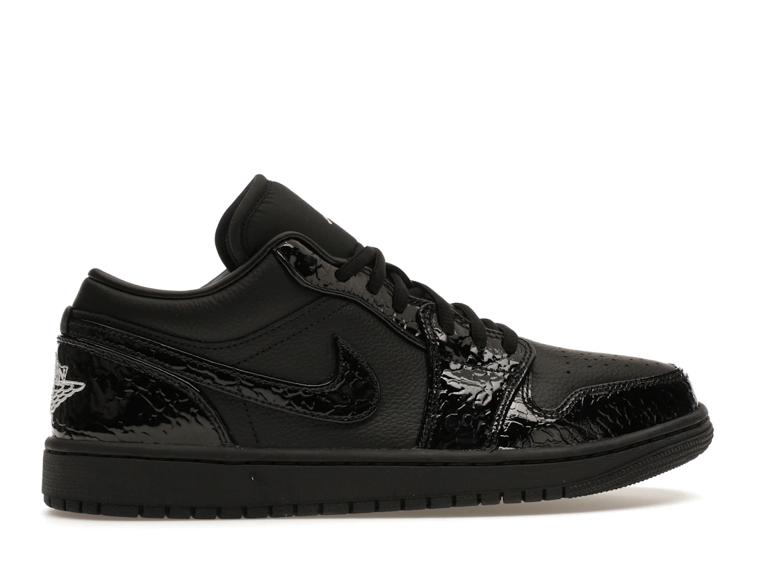 Jordan 1 Low SE Patent Elephant Black (W)