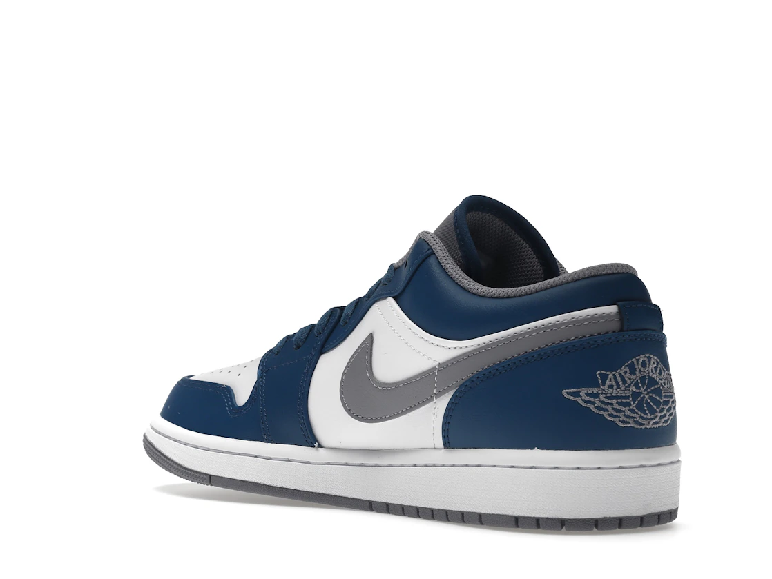 Air Jordan 1 Low True Blue Cement