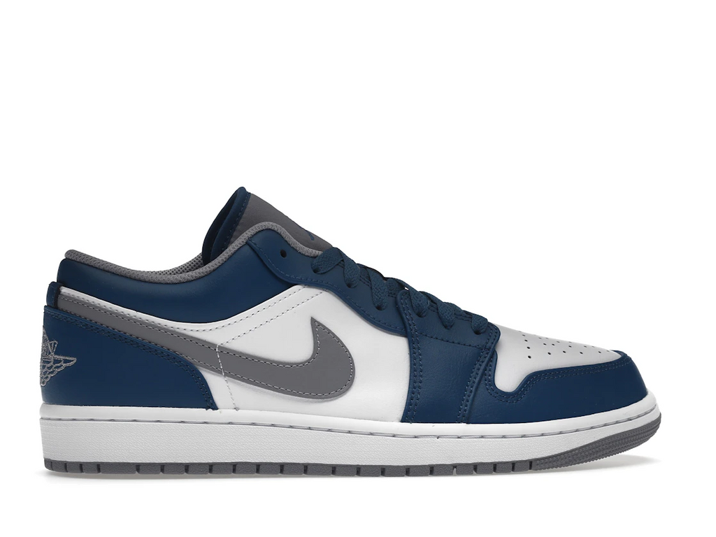 Air Jordan 1 Low True Blue Cement