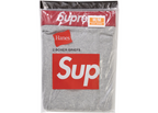 Supreme Hanes Boxer Briefs (2 Pack) Heather Grey
