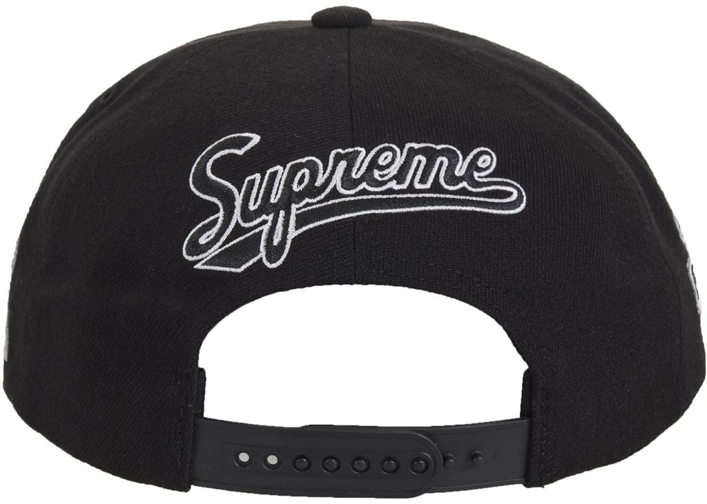 Supreme World Famous S Logo 6-Panel Black