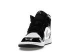 Jordan 1 Mid SE Patent Black White Metallic Silver Metallic Gold