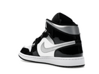 Jordan 1 Mid SE Patent Black White Metallic Silver Metallic Gold