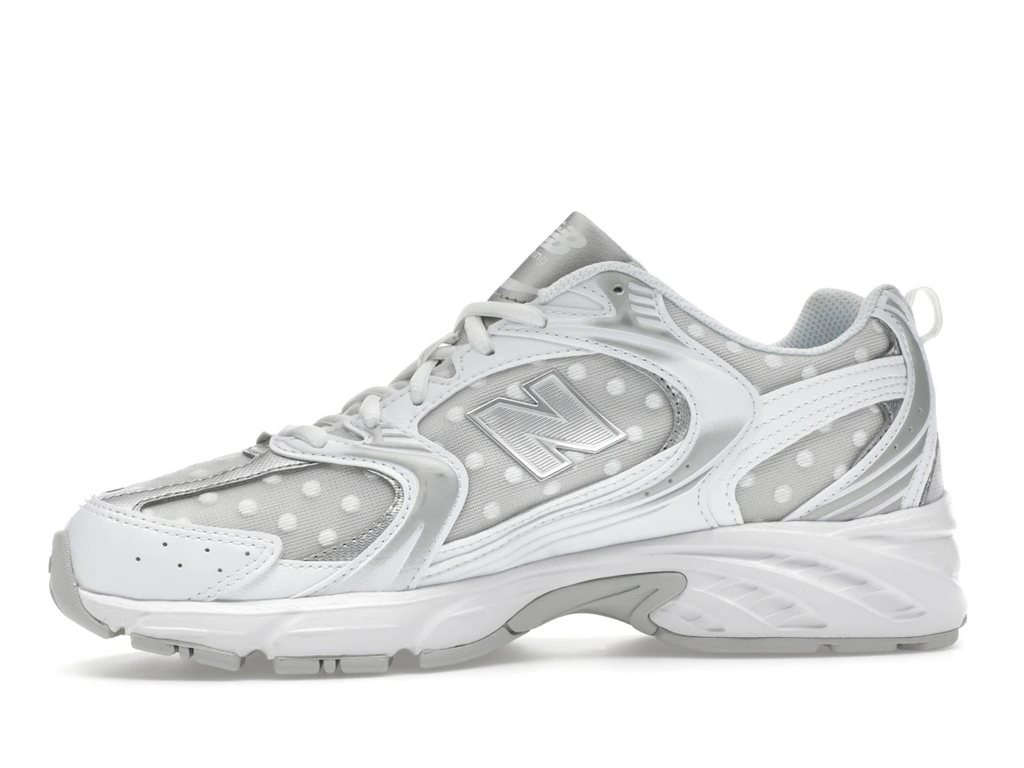New Balance 530 Silver Metallic Polka Dots