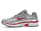 Nike P-6000 Metallic Silver Gym Red