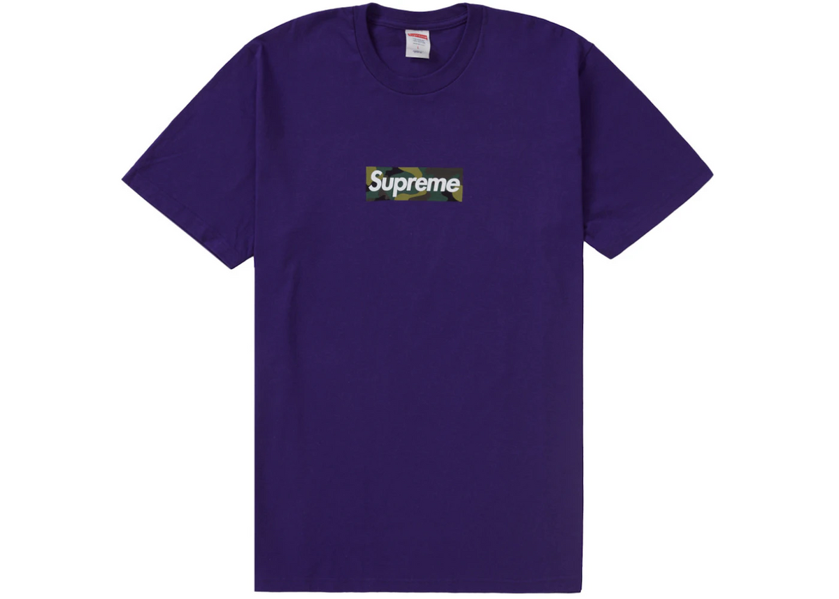 tričko Supreme Box Logo Tee (FW23) Purple ADONIO
