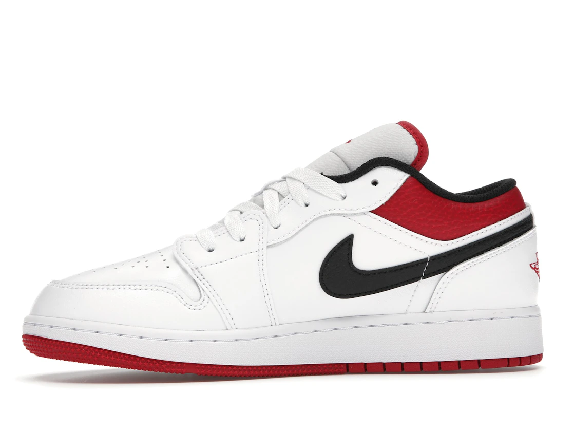 Jordan 1 Low White Gym Red (GS)