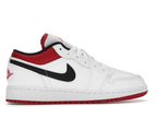 Jordan 1 Low White Gym Red (GS)