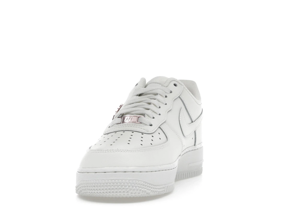 Nike Air Force 1 Low Liquid Metal Swoosh Metallic Rose Gold (W)