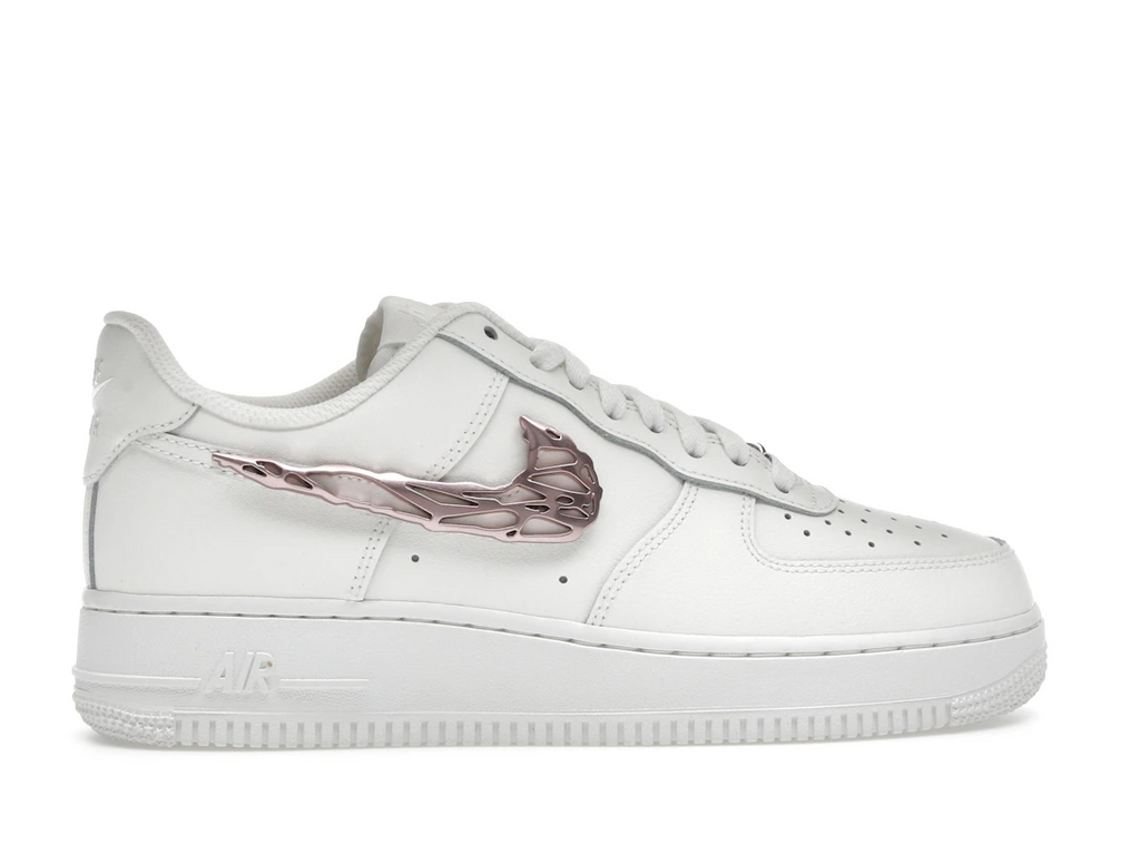 Nike Air Force 1 Low Liquid Metal Swoosh Metallic Rose Gold (W)
