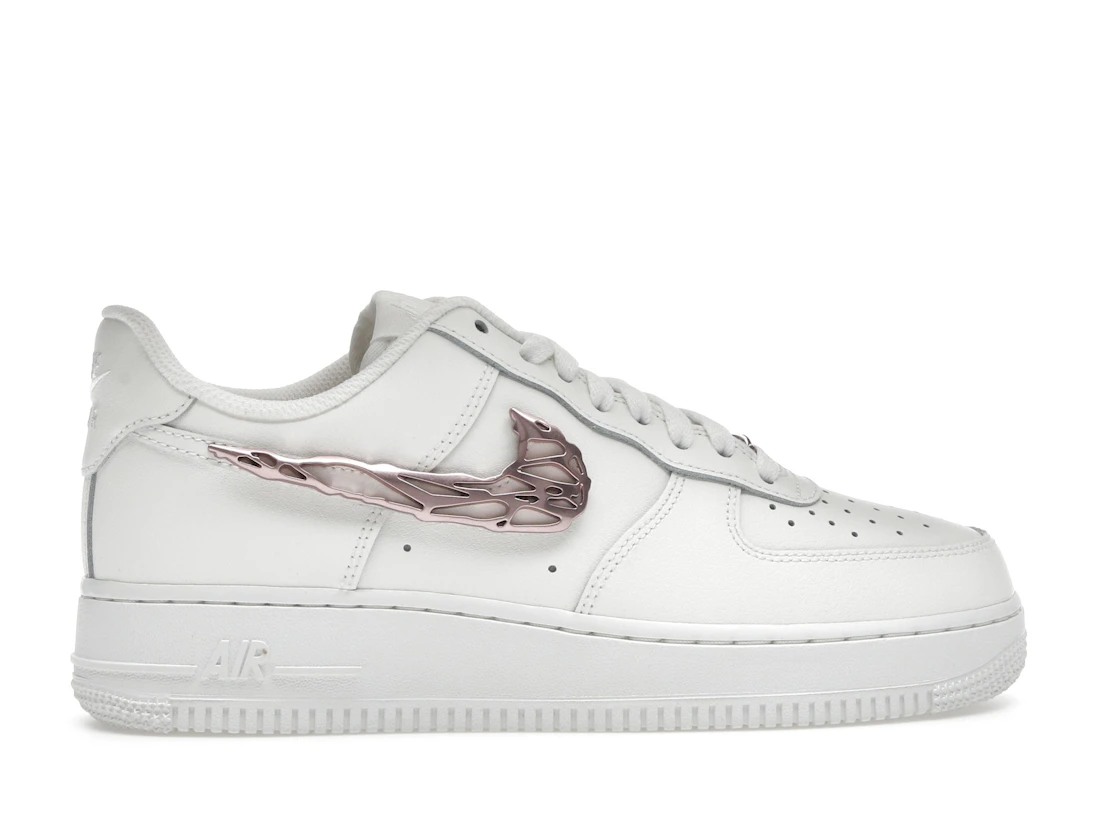 Nike Air Force 1 Low Liquid Metal Swoosh Metallic Rose Gold (W)