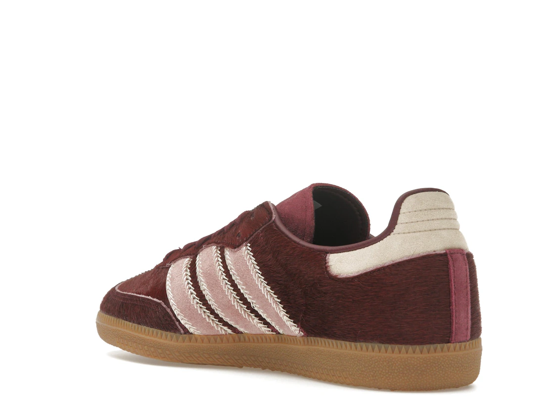 adidas Samba OG Maroon Sand Strata Pony (W)