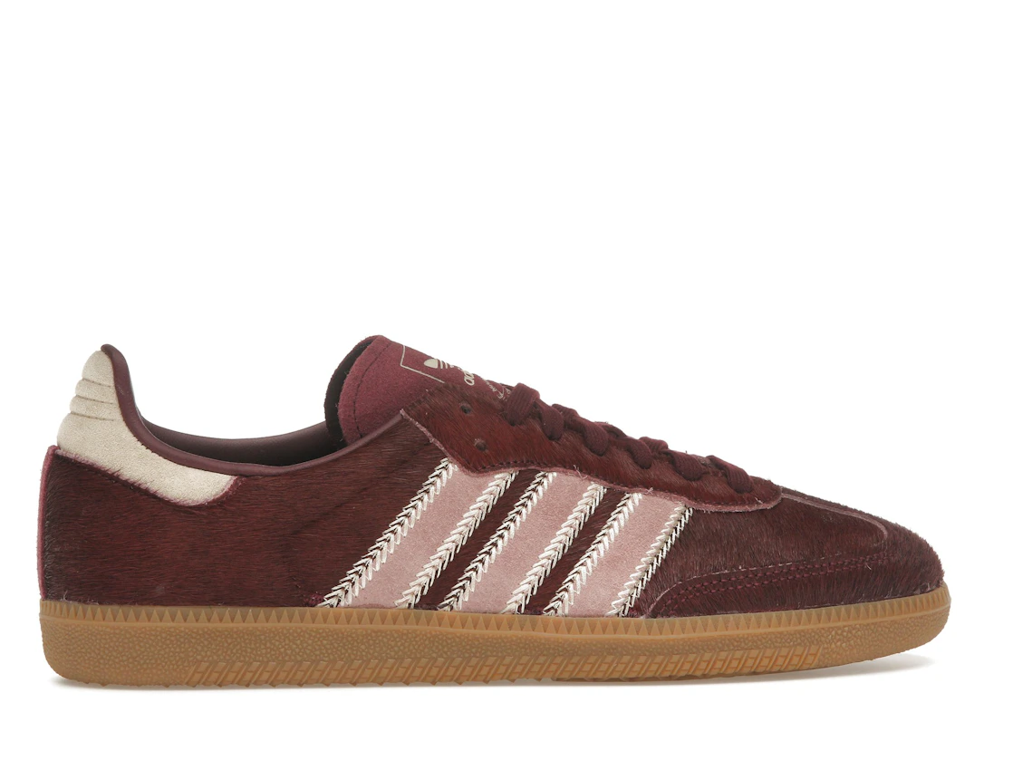 adidas Samba OG Maroon Sand Strata Pony (W)