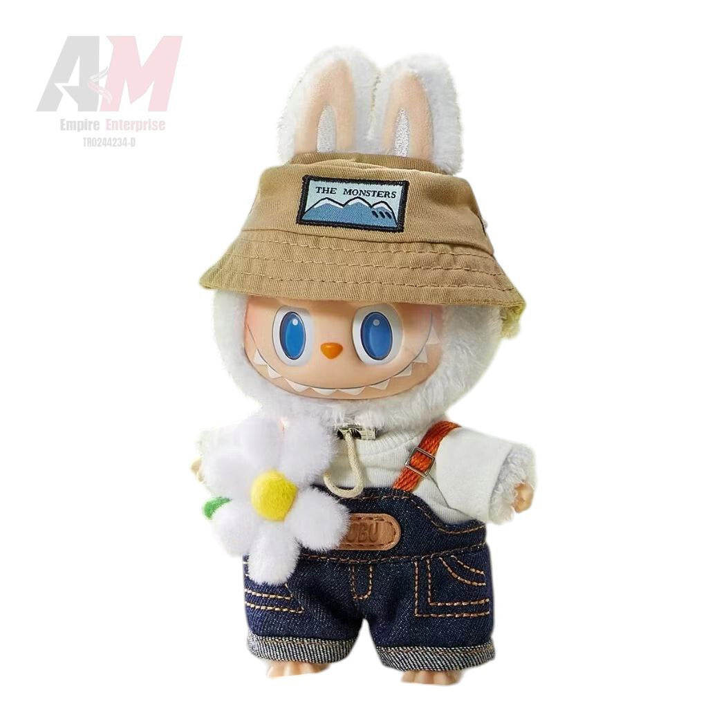 Pop Mart Labubu The Monsters Fall In Wild Vinyl Plush Doll Pendant Keychain (Small Doll)