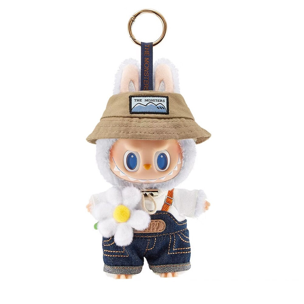 Pop Mart Labubu The Monsters Fall In Wild Vinyl Plush Doll Pendant Keychain (Small Doll)