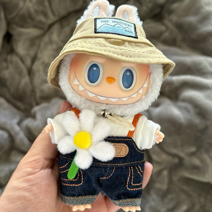 Pop Mart Labubu The Monsters Fall In Wild Vinyl Plush Doll Pendant Keychain (Small Doll)