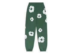 Denim Tears Cotton Wreath Sweatpant Green/White