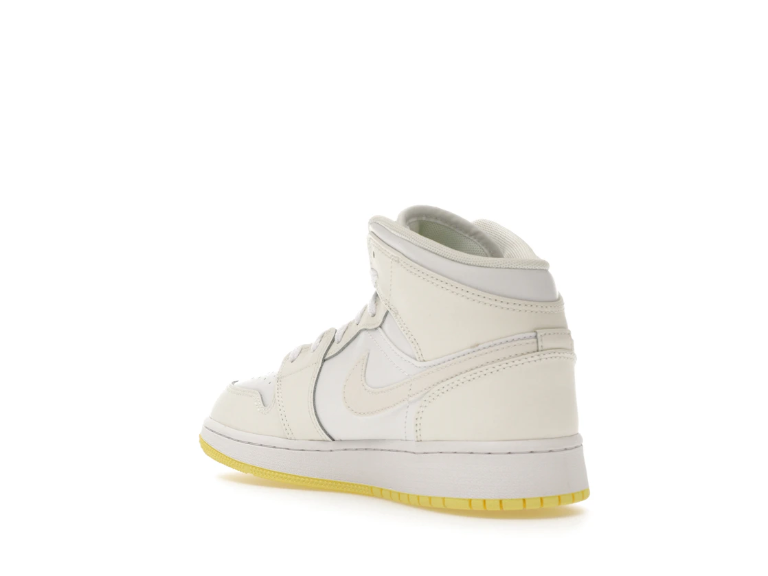 Jordan 1 Mid Sail Light Laser Orange (GS)