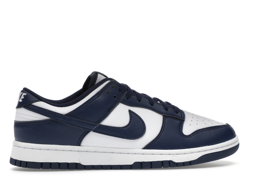Nike Dunk Low White Midnight Navy