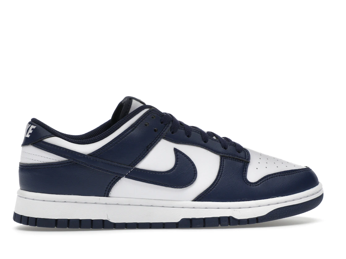 Nike Dunk Low White Midnight Navy
