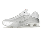 Nike Shox R4 White Bright Crimson Metallic Silver