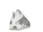 Nike Shox R4 White Bright Crimson Metallic Silver