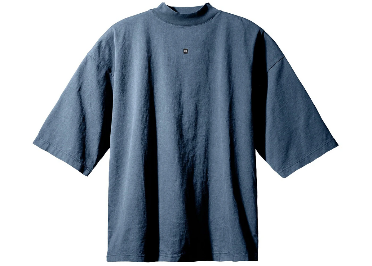 tričko Yeezy Gap Logo 3/4 Sleeve Tee Dark Blue ADONIO