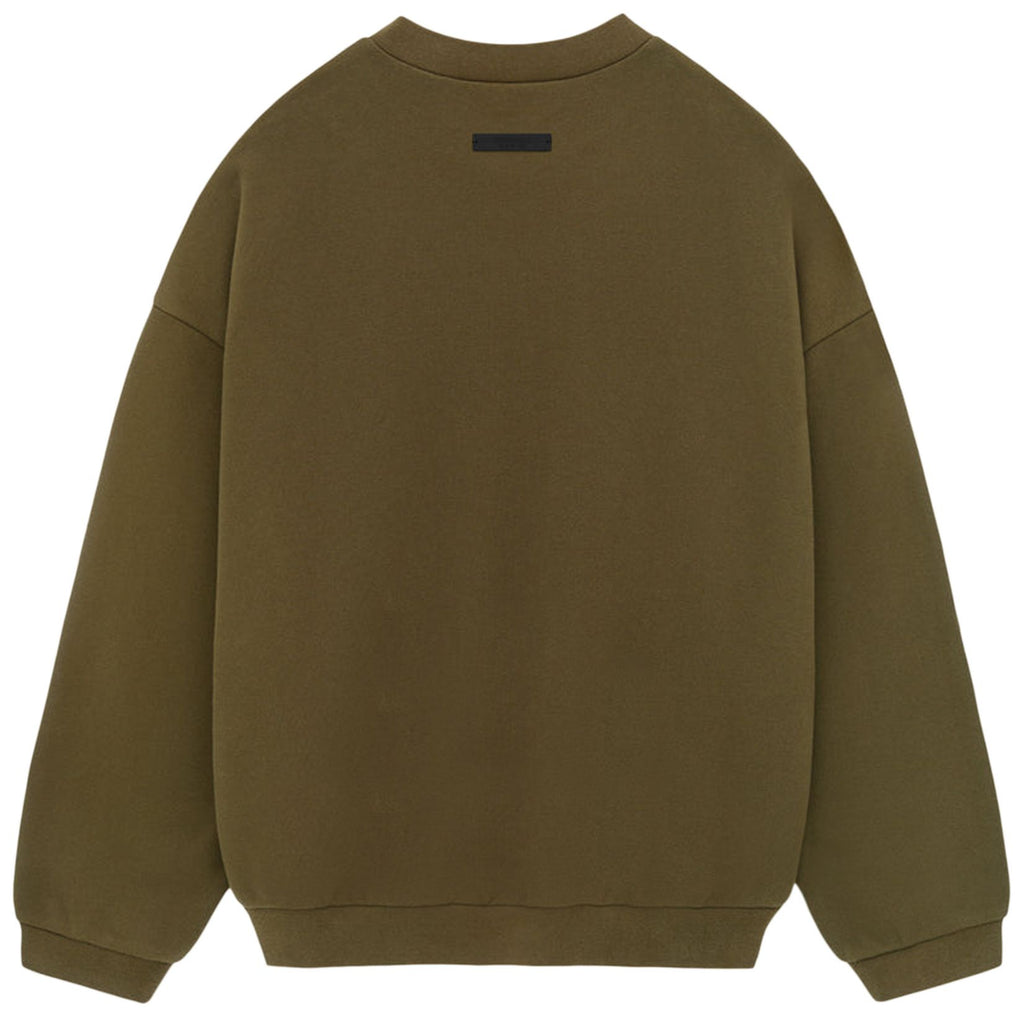 Fear of God Essentials Fleece Crewneck State (FW24) Olive