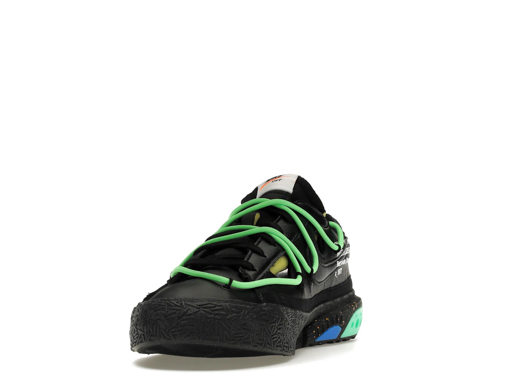 Nike Blazer Low Off-White Black Electro Green