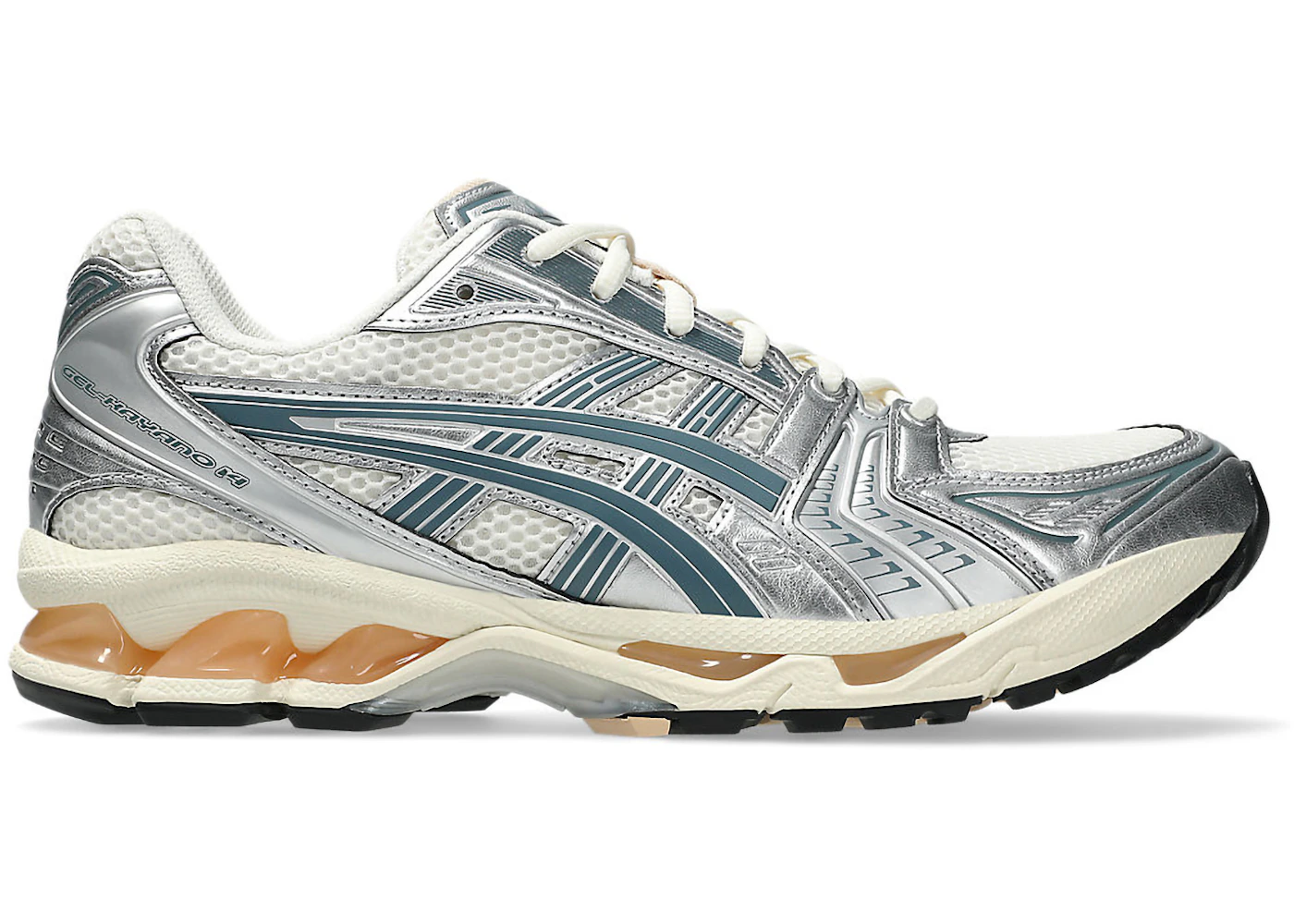 ASICS Gel-Kayano 14 Birch Pure Silver Teal Gold