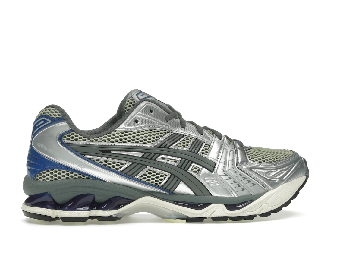 ASICS Gel-Kayano 14 Soft Yellow Asics Blue