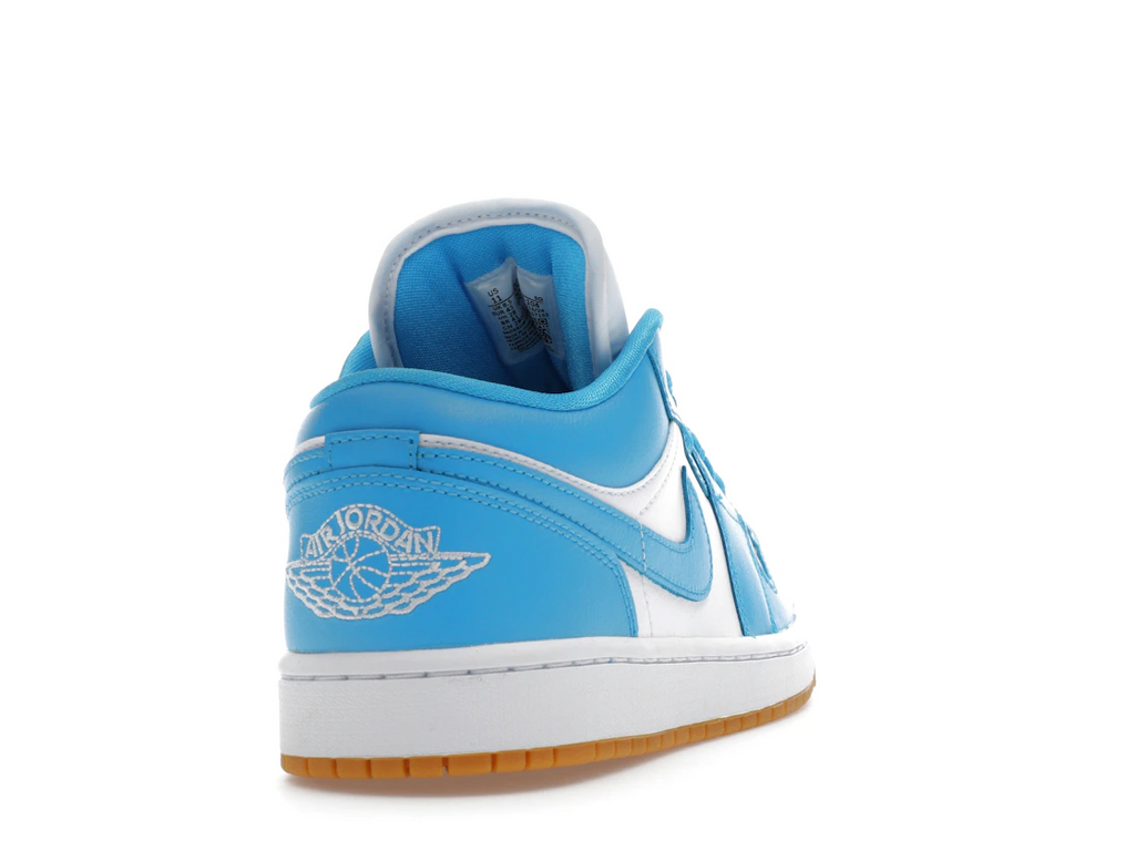 Jordan 1 Low White Gum Light Brown Dark Powder Blue (W)
