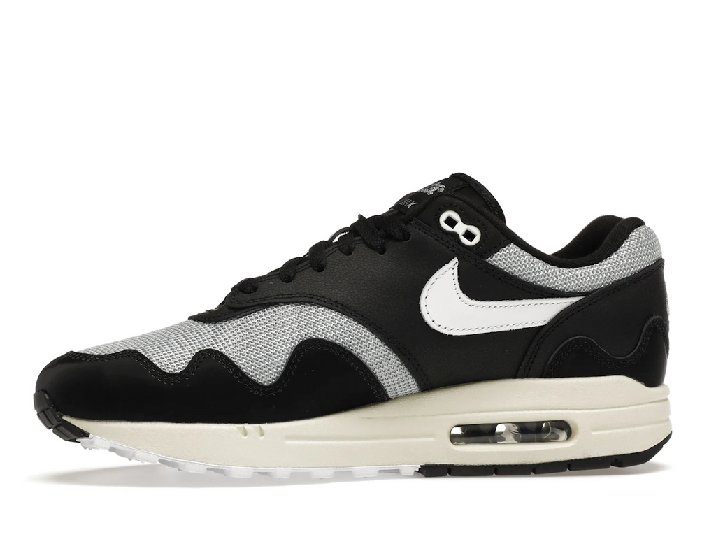 Nike Air Max 1 Patta Waves Metallic Silver White Black