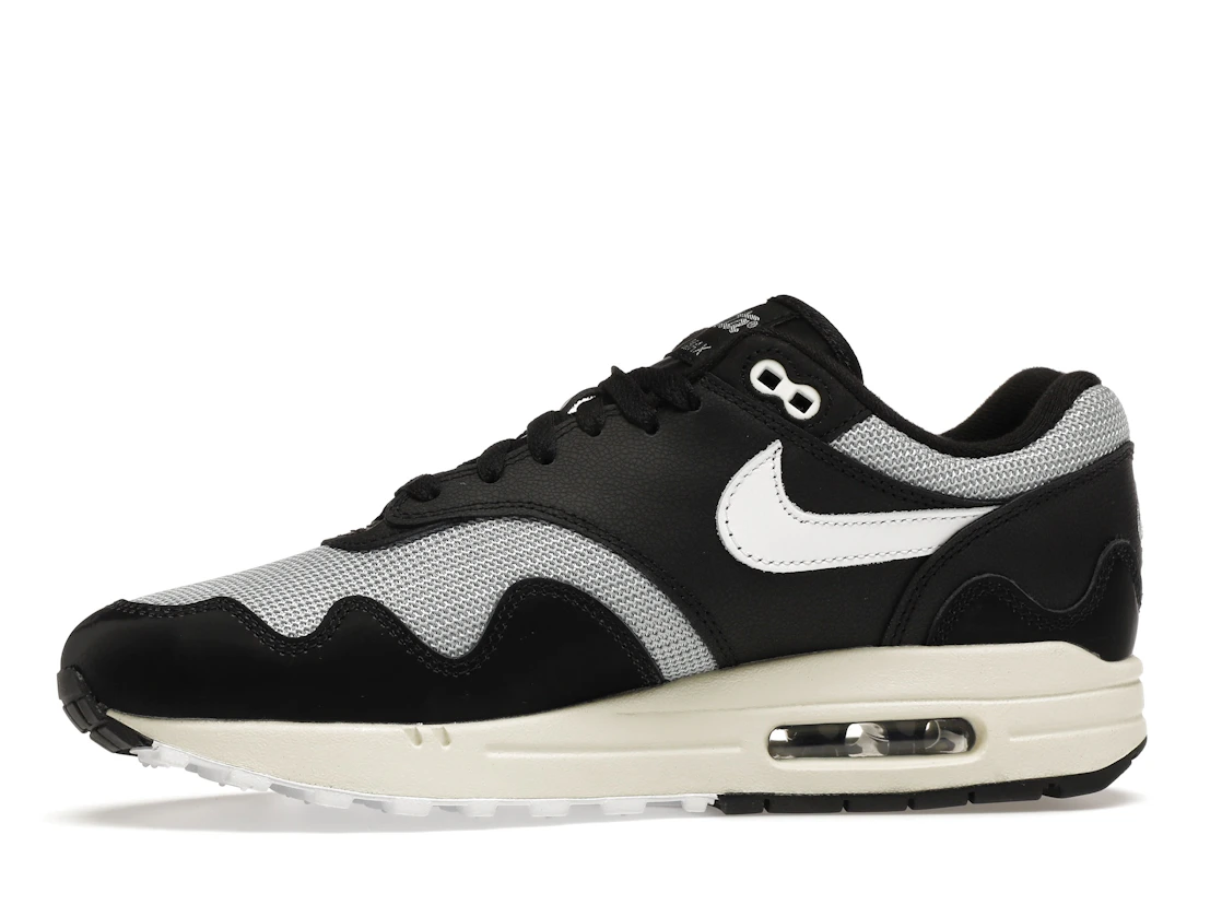 Nike Air Max 1 Patta Waves Metallic Silver White Black