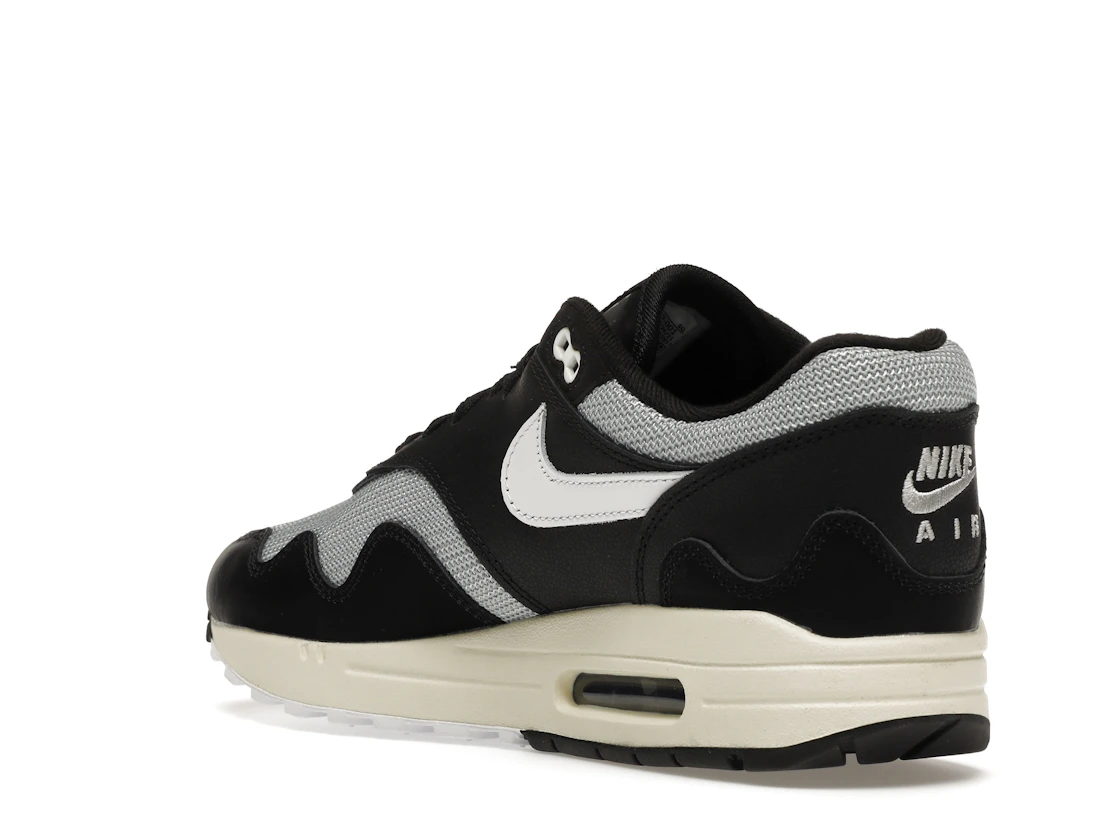 Nike Air Max 1 Patta Waves Metallic Silver White Black