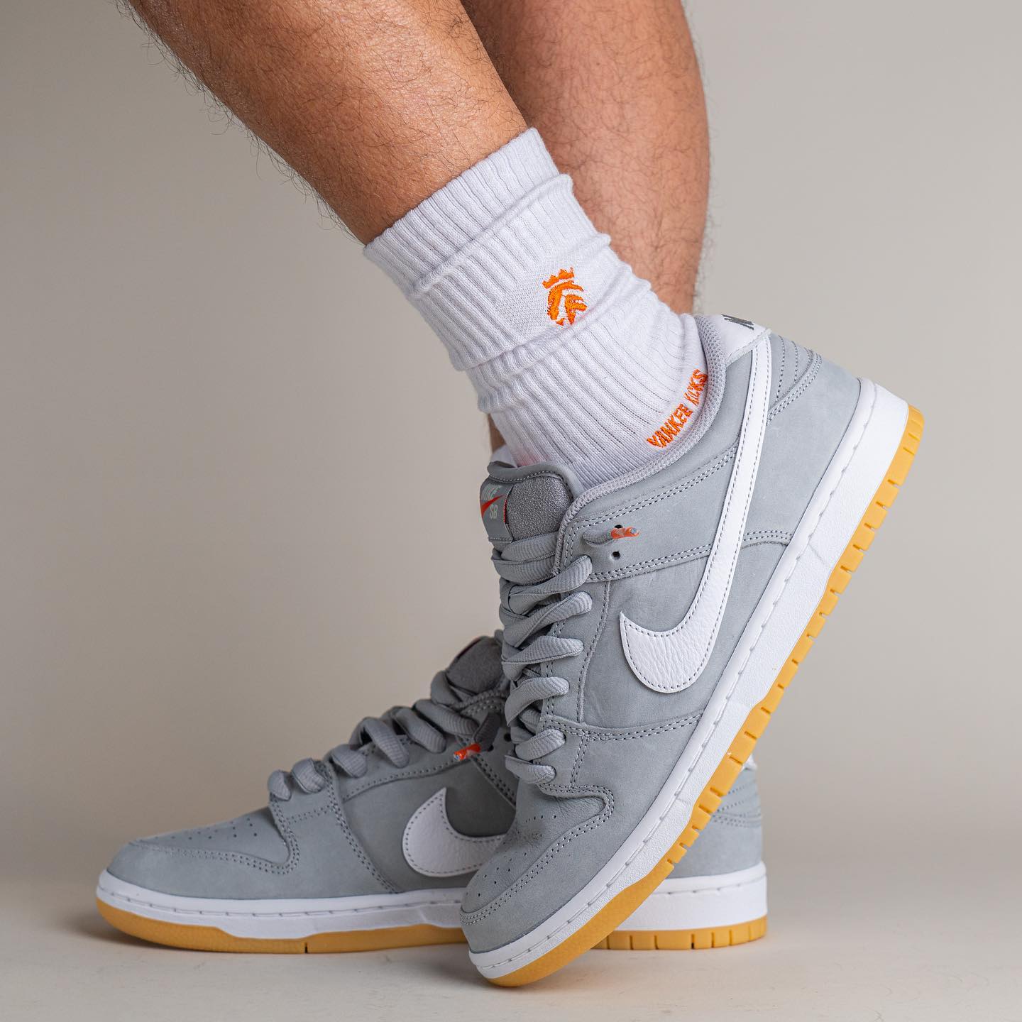 Nike SB Dunk Low Pro ISO Orange Label Grey Gum