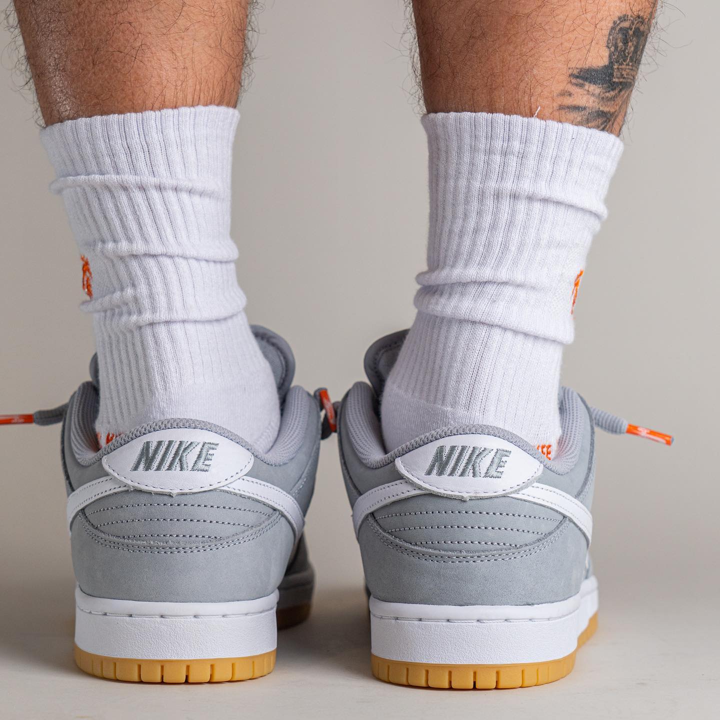 Nike SB Dunk Low Pro ISO Orange Label Grey Gum