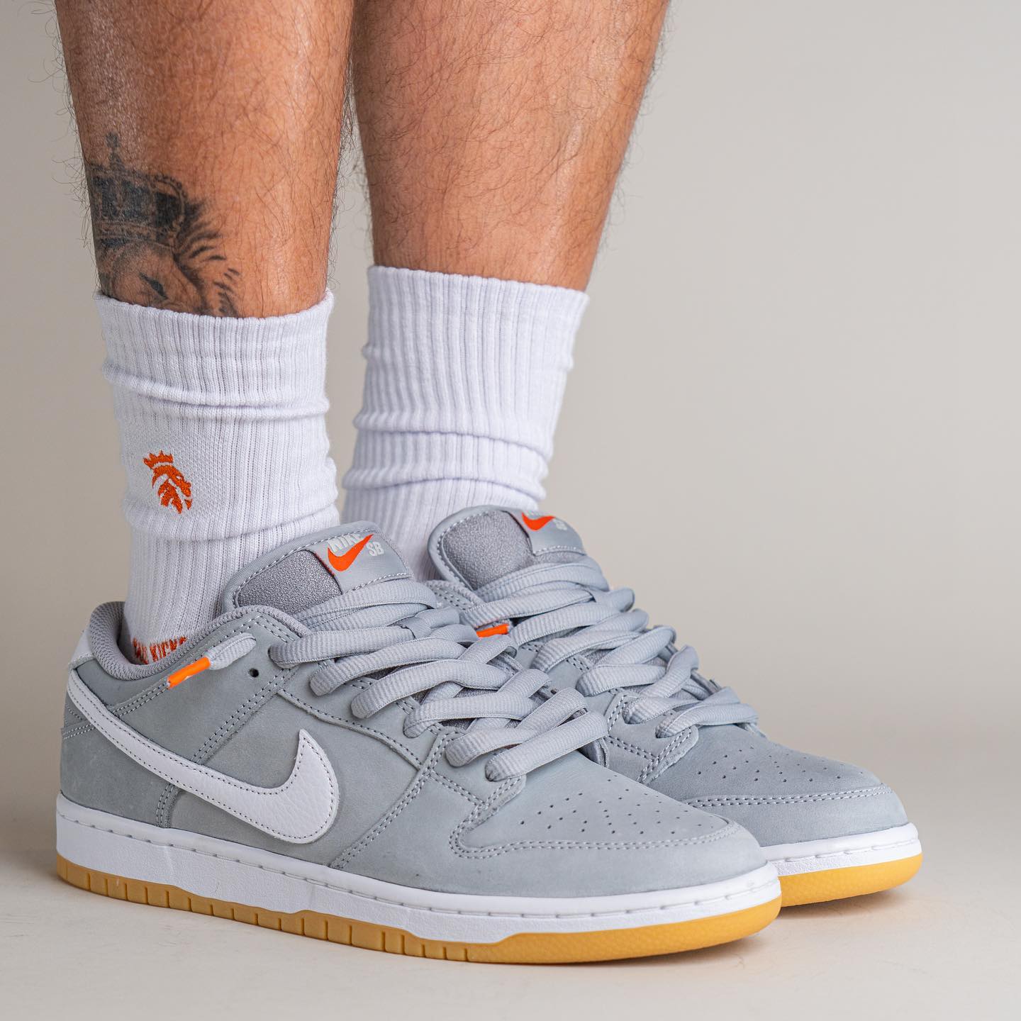 Nike SB Dunk Low Pro ISO Orange Label Grey Gum