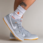 Nike SB Dunk Low Pro ISO Orange Label Grey Gum