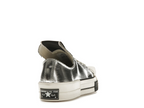 Converse TURBODRK Chuck Taylor All Star 70 Ox Rick Owens DRKSHDW Silver White