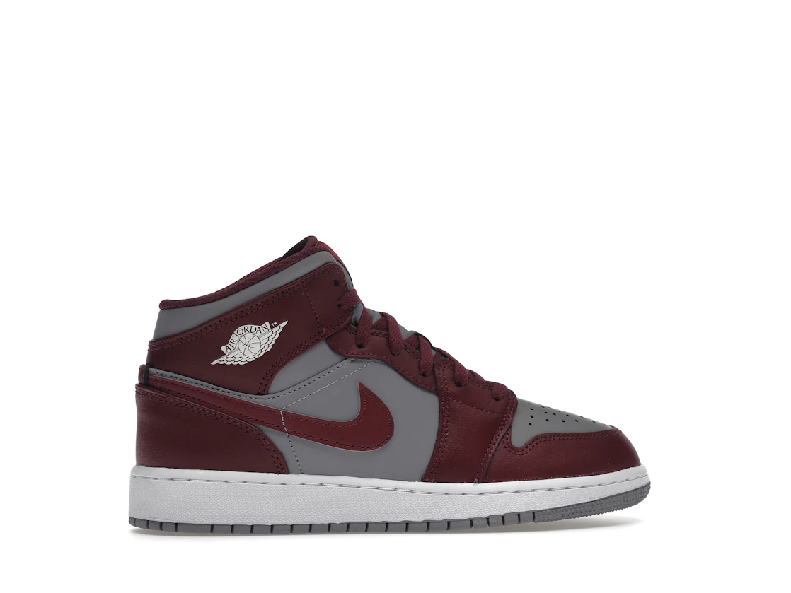 Air Jordan 1 Mid Cherrywood Red (GS)