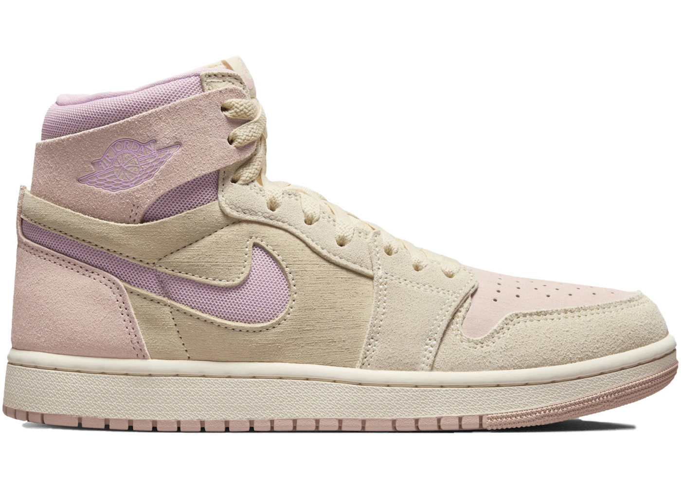 Jordan 1 High Zoom Air CMFT 2 Muslin Plum Chalk (W)