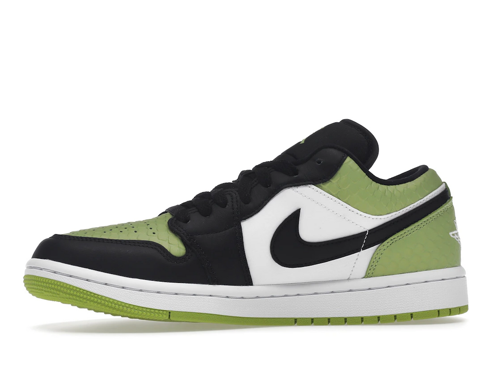 Jordan 1 Low Snakeskin Vivid Green (W)