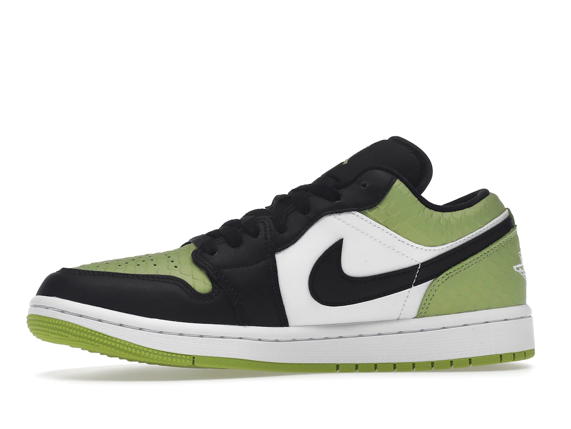 Jordan 1 Low Snakeskin Vivid Green (W)