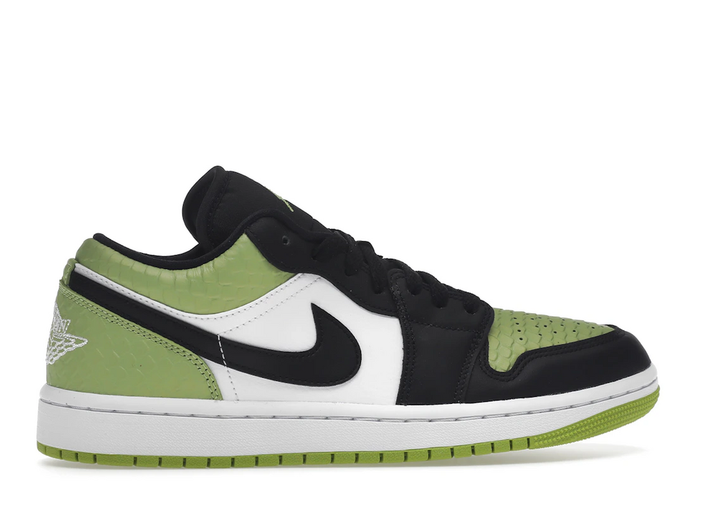 Jordan 1 Low Snakeskin Vivid Green (W)