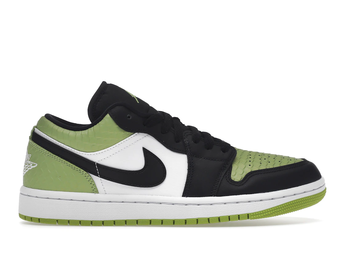 Jordan 1 Low Snakeskin Vivid Green (W)