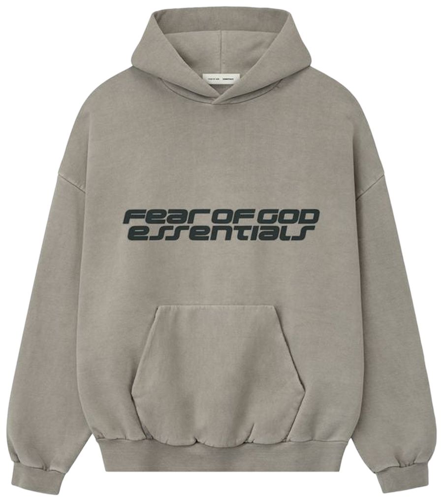 Fear of God Essentials 90s Hoodie Smoke Grey